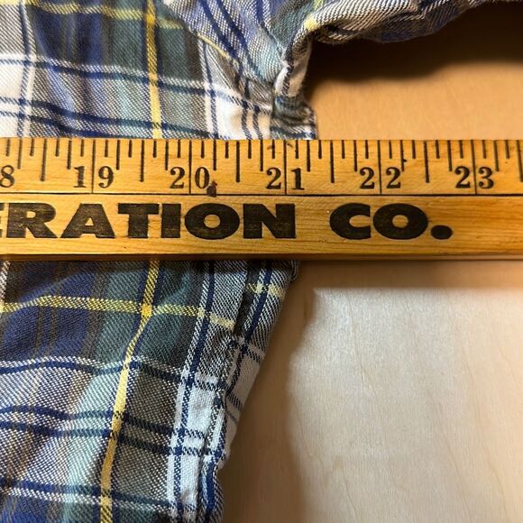 Vintage Woolrich button up plaid‎ long sleeve shirt size L - Picture 3 of 4